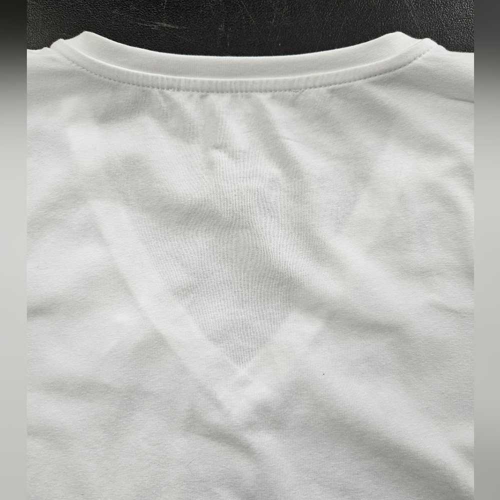 NWT - Carole Little White Cotton Stretch Jersey - Size XL - Picture 4 of 6